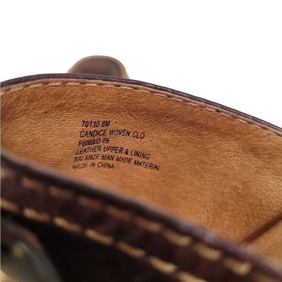 Frye Women's Candice Woven Clog sz 8 - Picture 7 of 15